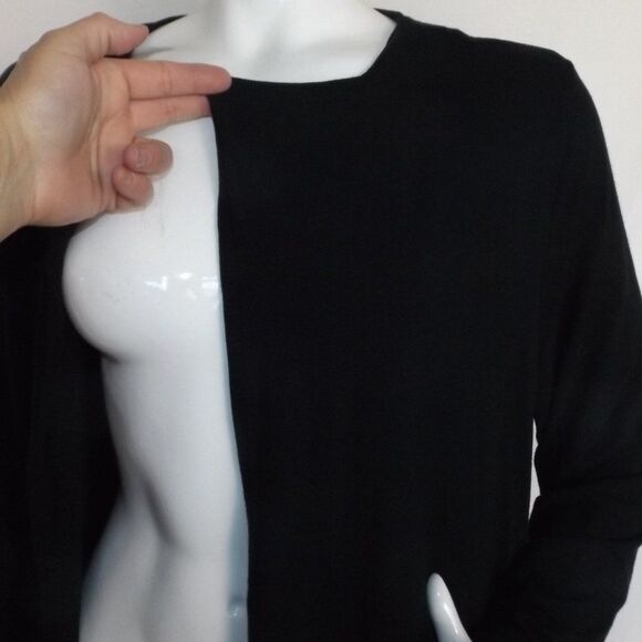 J.Jill Jacket, XL, Lightweight, Black, Open front, Pockets, Long sleeve - Picture 9 of 14